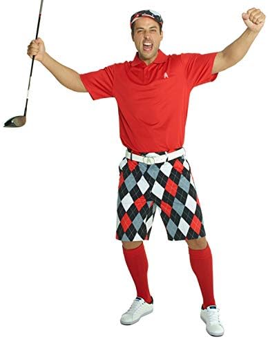 Shorts de golfe mancos e incríveis, shorts de golfe, shorts de golfe malucos para homens, shorts