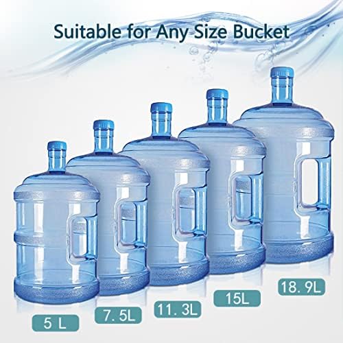 2023 Atualizar escova de garrafa para jarro de água de 5 galões, pincel de limpeza de garrafa de água