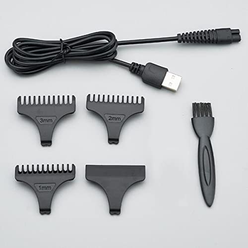 Angoily 1 conjunto de corte de metal com gravação de cabelo de cabelo de cabelo barbear barbeiro