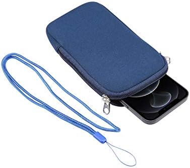Poubo bolsa de neoprene Sleeve, bolsa móvel de bolsa de bolsa universal de 6,1 polegadas com