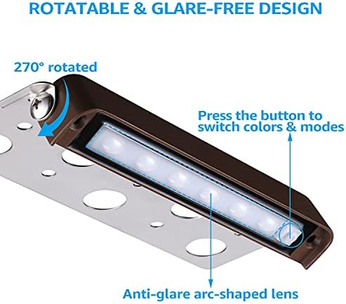 Leonlite 7 polegadas 3W RGB LED Hardscape Pacote de iluminação de baixa tensão Conectores de fio,