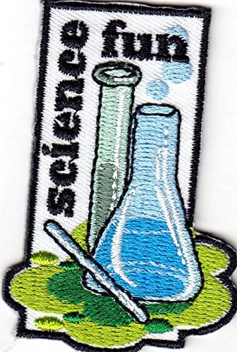 Science Fun - Learning -School - Química - Ferro no patch bordado