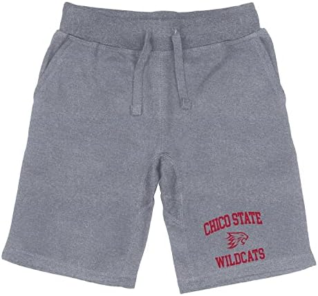 W Universidade Estadual da República da Califórnia, Chico Wildcats Seal College College Fleece Shorts