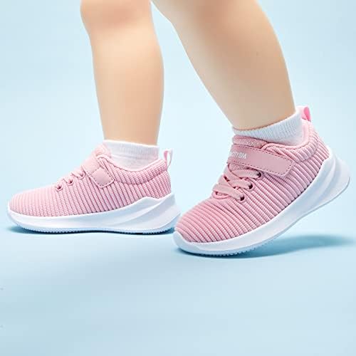 BMCityBM Toddler meninos meninas meninas tênis Kids Sapatos de caminhada sapatos de corrida atlética leves respiráveis