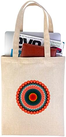 Mandala Canvas Saco, bolsa atual personalizada, adequada para, aniversário, praia, férias, é um ótimo presente