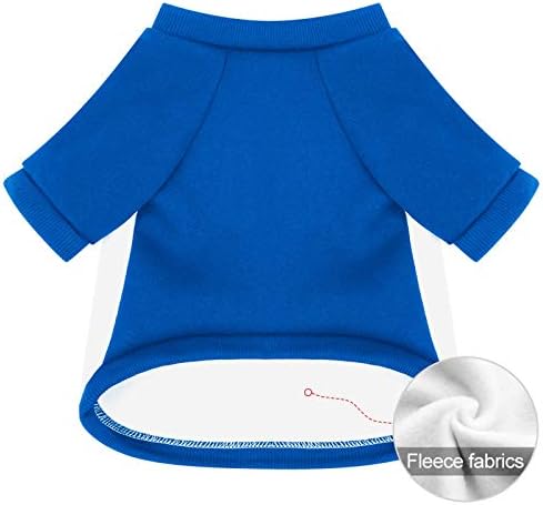 Funnystar Fin Blue Line American Flag Print Pet Sweatshirt Com macacão de alvo de lã para cães gato com design