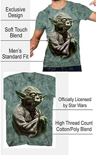 Star Wars Yoda Wise One Tie Dye Men's Adult Graphic T-Shirt