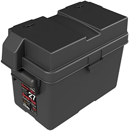 Caixa de bateria HM327BKS NOCO Snap-Top, Grupo 27 12V Caixa de bateria à prova d'água ao ar livre para
