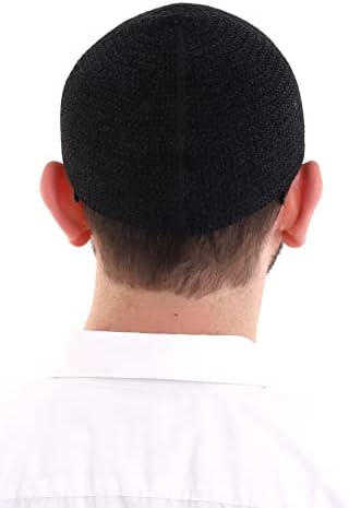 ihvan online turco muçulmano de inverno veludo kufi chapéus para homens, taqiya, takke, peci, bonés islâmicos,