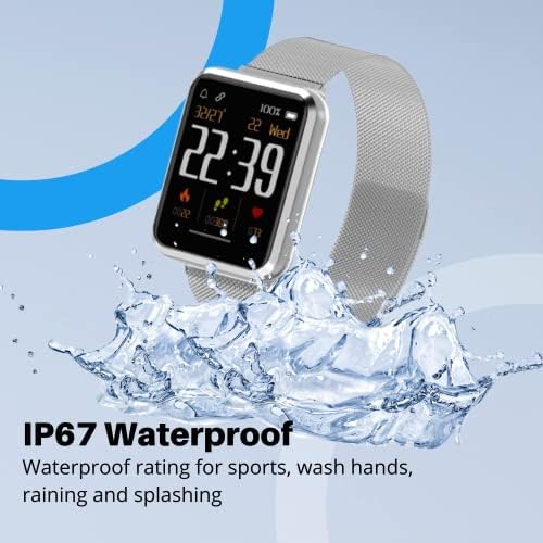 Relógio inteligente do BeanTech S3, relógio de tela sensível ao toque para homens, rastreador de fitness e