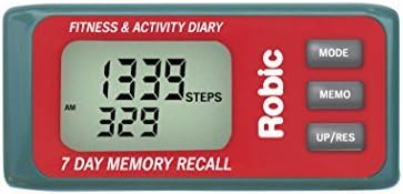 Rastreador de atividades pessoais robic com diário de memória de 7 dias