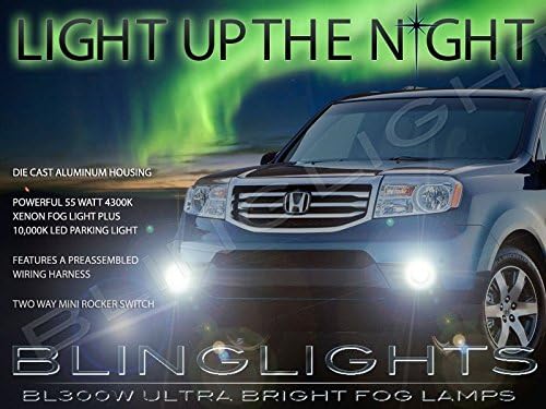 Kit de luzes de nevoeiro compatível com blinglights para 2012 2013 2014 2015 Honda Pilot