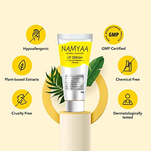 Namyaa Soro Lip Natural/Balm/Luminista/Hidratante para Limpeiro Lip/Brilhando/Tonificação/Hidratante, 30