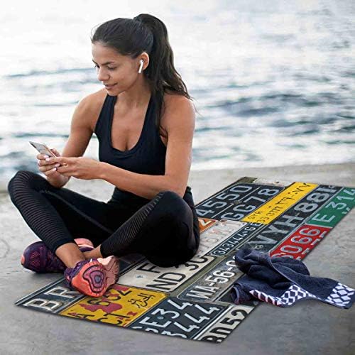 Alaza Marble Design Yoga Mat Non Slip Fitness Exercition tapete, tapete de treino para ioga, pilates e exercícios