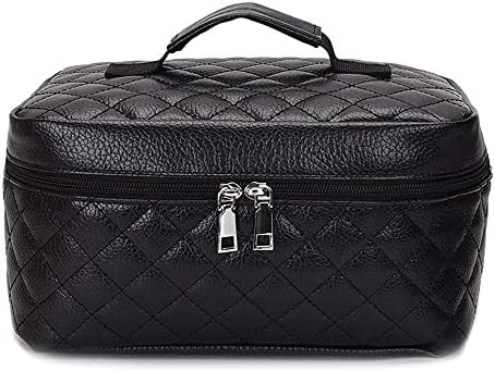 MXJCC Bolsa de cosméticos portátil Travel Travel Bag Organizer Multifunction PU Sacha de couro para