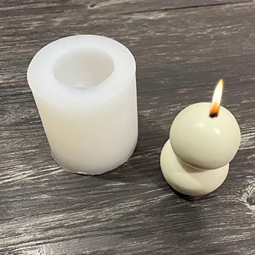 Candle Snowman vela resina epóxi molde de aromaterapia sabão de sabão de silicone DIY DIY Decorações