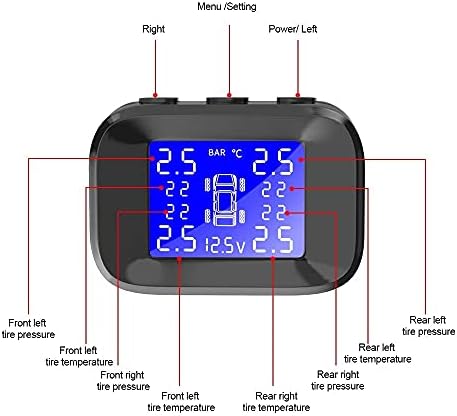 XJJZS Sistema de monitoramento de pressão do pneu Sistema de pressão do pneu Sistemas de alarmes de segurança