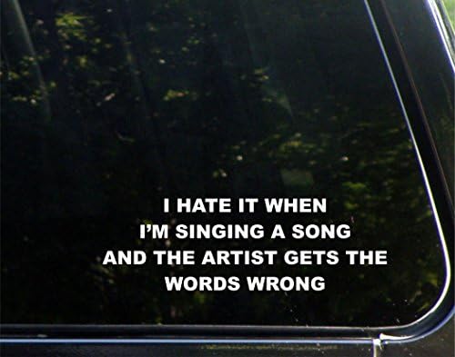 Eu odeio quando estou cantando uma música e o artista ergue as palavras -para carros carros engraçados
