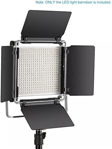 Quul Professional LED Video Light Barn Door para 480 Painel de luz LED, construção de metal sólido
