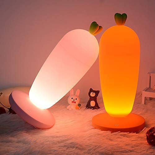 Luzes noturnas infantis, toque engraçado Recarregável lâmpada portátil de silicone portátil, use para alimentar