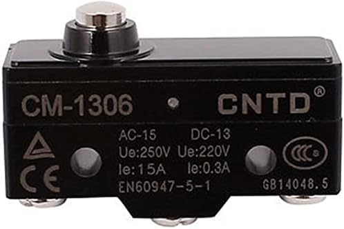 Micro interruptores cm1306 redondo push punger 3 parafuso terminal do atuador micro limite de limite