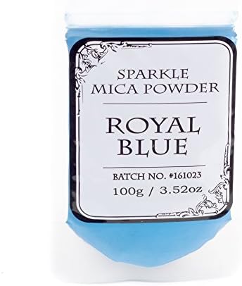 Royal Blue Sparkle Mica Powder - 100g