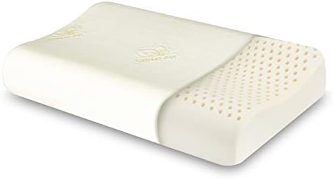 Almofado de látex tailandês de Sonaya, Alto e baixo alívio cervical, travesseiro ergonômico respirável