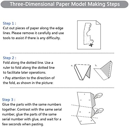 Libwx Giraffe Modeling Papel Geométrico Modelo de papel Diy Troféu de papel criativo escultura artesanal Origem