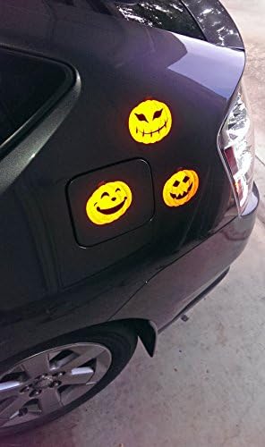 CoolHubcaps Refletive Pumpkin Car Magnets
