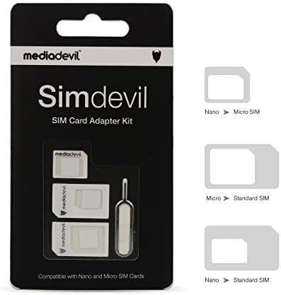 MediaDevil SimDevil 3 em 1 SIM CARTA KIT