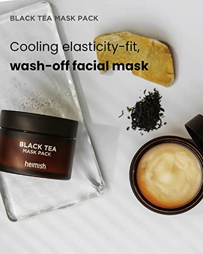 [heimish] máscara de chá preto pacote de máscara de chá 3,72 fl.oz / 110 ml | Pacote de máscara de elasticidade