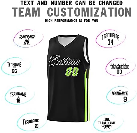 Shorts de camisa de basquete personalizados com o logotipo do número do nome da equipe, uniforme