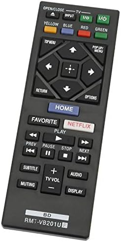 New RMT-VB201U Remote Control fit for Sony Blu-ray Disc™ /DVD Player BD-BX370 BDP-3700 BDP-BX370 BDP-S1700