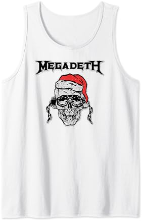 Megadeth - Santa Vic White Tank Top