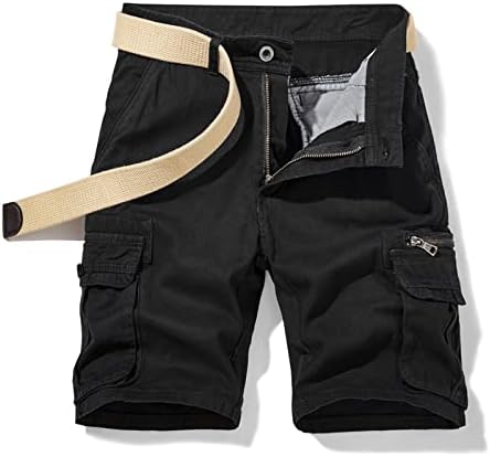 Shorts de carga de bolso multi-bolso para homens todos combinam
