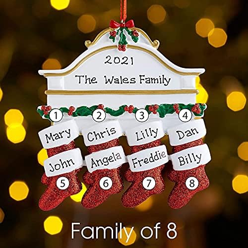 Família DIY Personalizada Christmas Christmas Tree Meking Ornamento Mantel Grupos da família