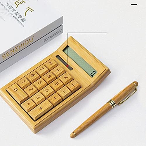 Calculadora Cujux Bamboo Calculadora calculadora para desktop para o escritório em casa Cálculo da área de trabalho