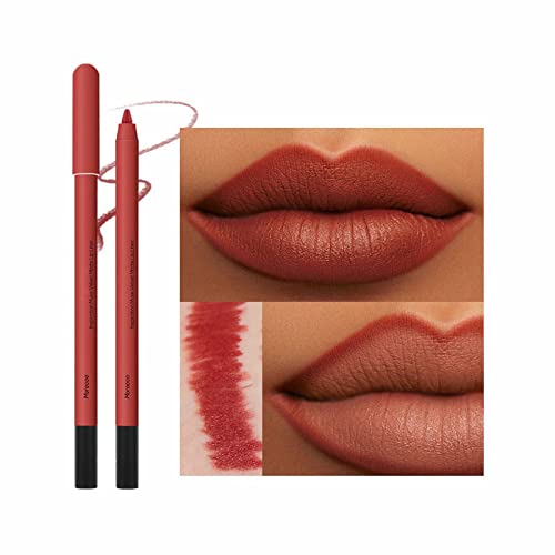 Lipstick lápis Lip Lip Velvet Silk Lip Gloss Maquiagem LiPliner Lipliner Pen Sexy Lip Tint Cosmético Novice