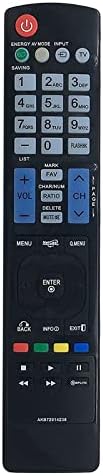 Beyution Akb72914238 Substituição Controle remoto ajuste para TV LG 47LD630 55LD630 55LD520 55LD520C 55LE5500