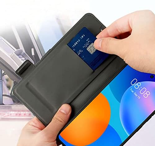 Caso de Yagelang para Samsung Galaxy S23 Ultra com porta-cartas, estojo de carteira premium de couro de