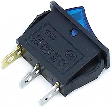 Rayess 1PCS KCD3 Power Switch 15A/20A 125V/250V 3 pinos Rocker Switch