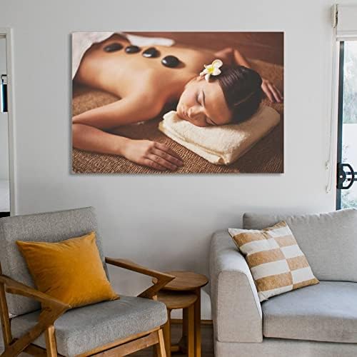 Spa massagem pôster de beleza de parede de parede de parede corporal massagem fotos de salão de beleza decoração