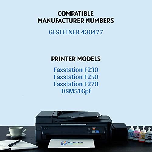 AZ Supplies compatíveis com o cartucho de toner compatível para Gestetner 430477 com faxstation f230 250