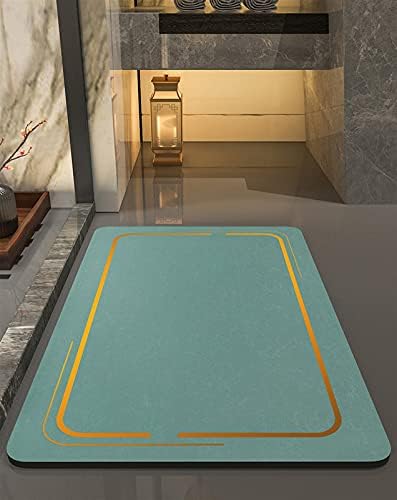 Tapete de banho tapete não escorregamento banheiro tapetes de piso de diatomita Absorvente tapetes de