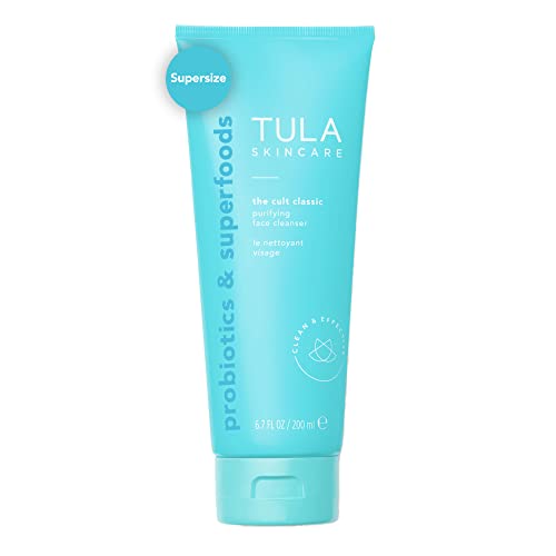 Cuidados com a pele Tula Mantenha o limpador de espuma de acne claro 6.3 fl oz + o limpador clássico