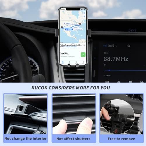 KUCOK CAR Phone Titular Mount Fit for Toyota Highlander 2014/2015//2017/2018/2019, suporte de