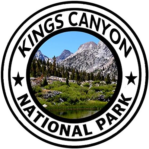 Rogue River Tactical Kings Canyon Parque Nacional Adesivo de 5 Round Car Decal de Decalão sequoia Nacional