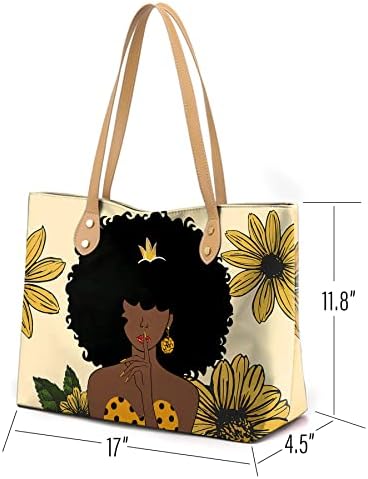 Fznhql bolsas de sacolas afro -americanas para mulheres negras Bolsas de ombro de moda de moda Saco
