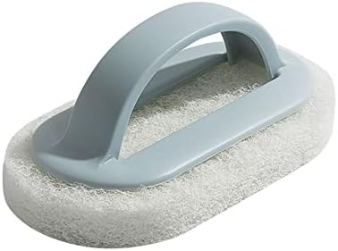 Escova de panela de esponja com alça reutilizável e lavável limpador de limpeza de remoção de remoção de