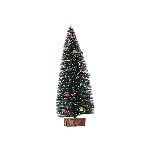 Natal de cola de pinça de Natal Mini Desktop Árvore de Natal Moda de Moda Moda Base Pequena Árvore